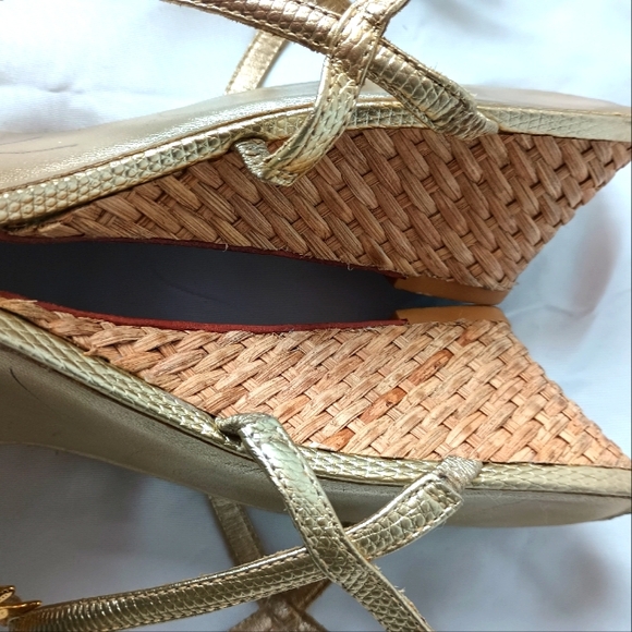 Lilly Pulitzer Palm Beach Golf Sandals. Size 8M - Picture 10 of 14